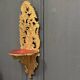 Étagère ottomane en bois doré sculpté XIXe