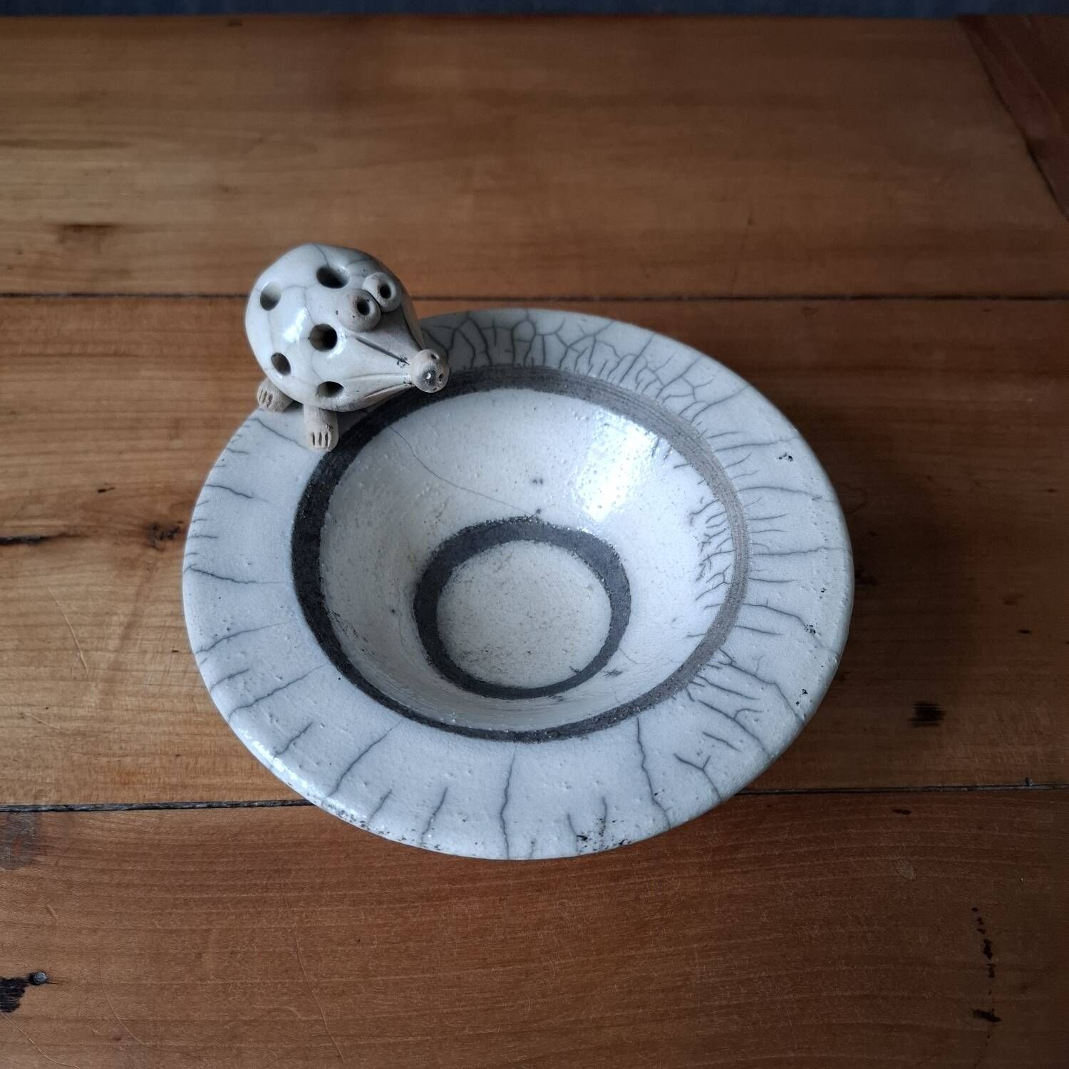 Vide poche en céramique raku