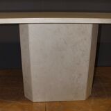 Design octagonal stone dining salla table