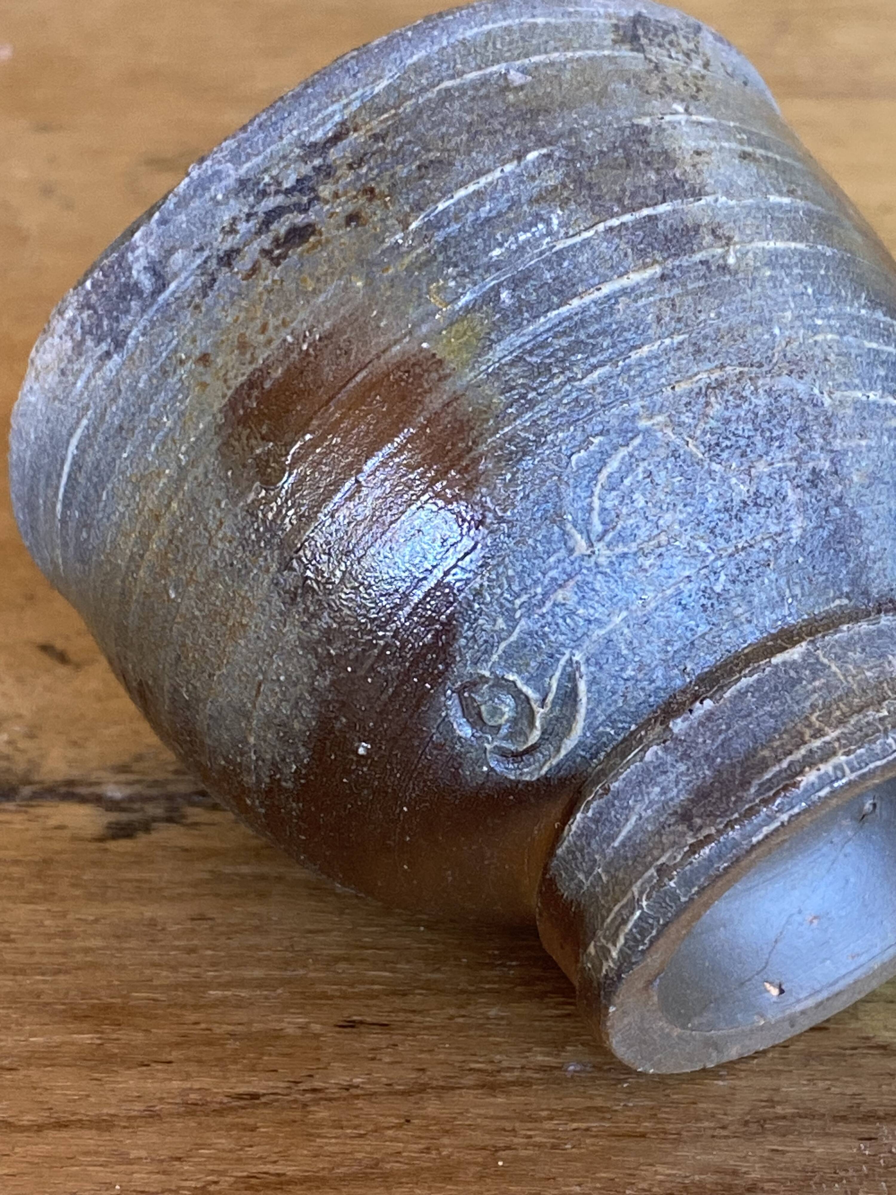 2 Studio pottery coffee cups