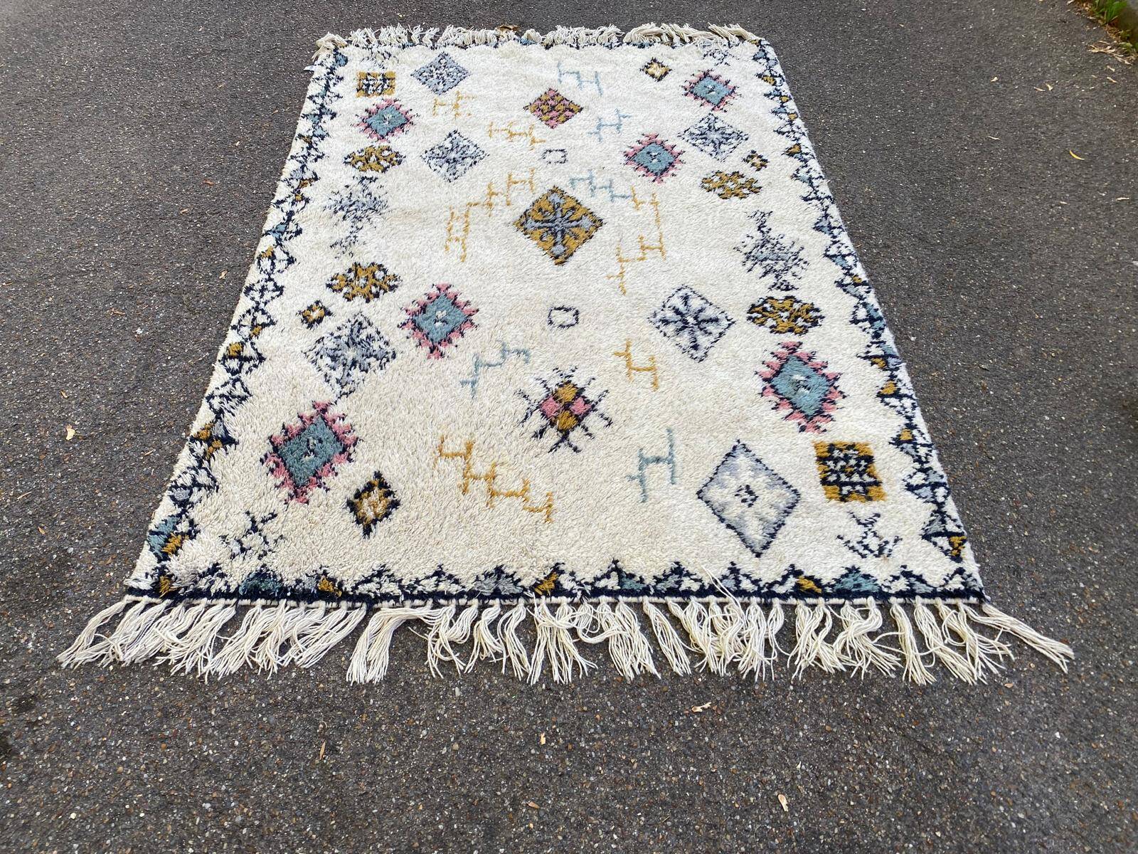 100% Wool Rug La Redoute Interiors 160x230cm Berber style