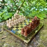 Ancient Greek Style Travel Chessboard