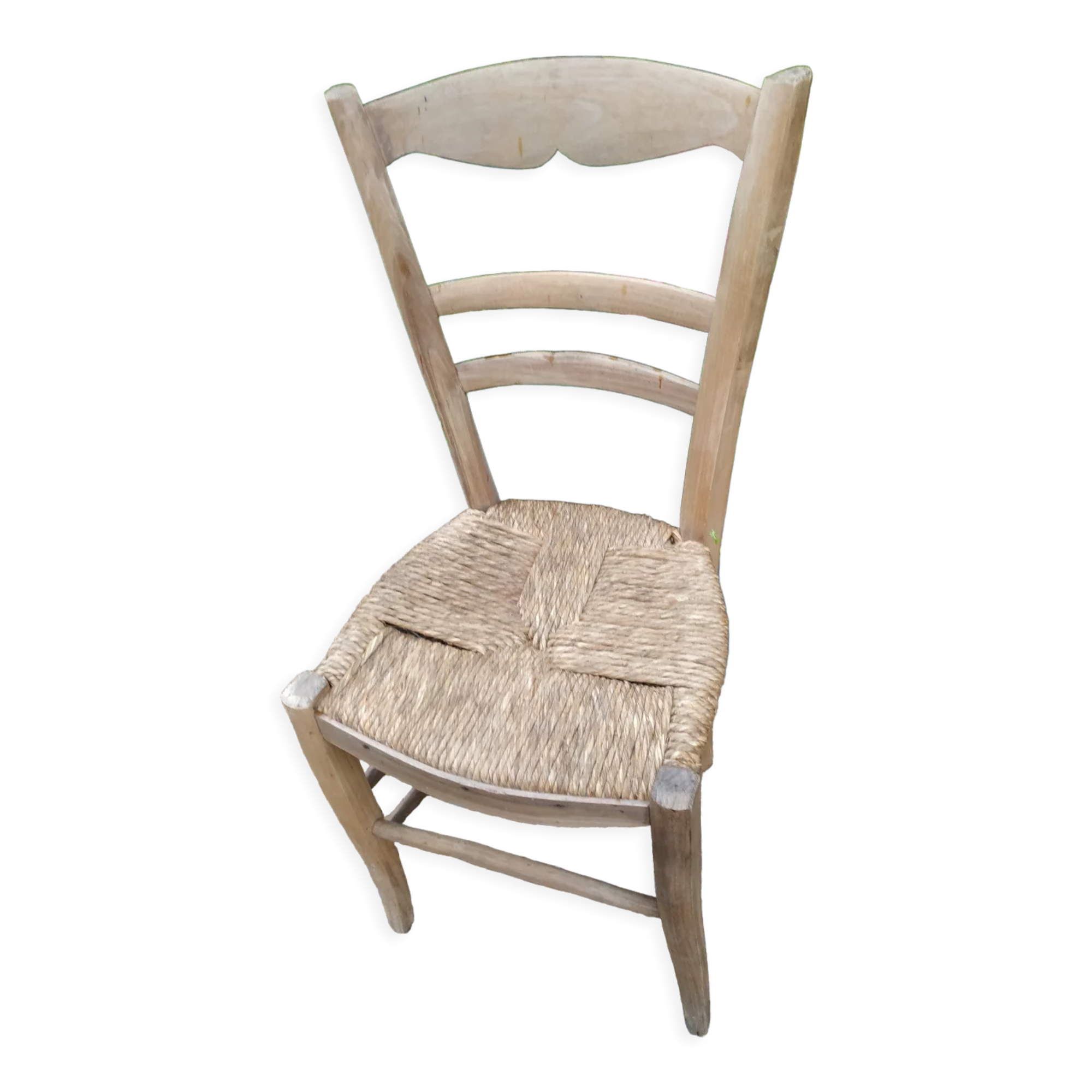 Chaise paillée