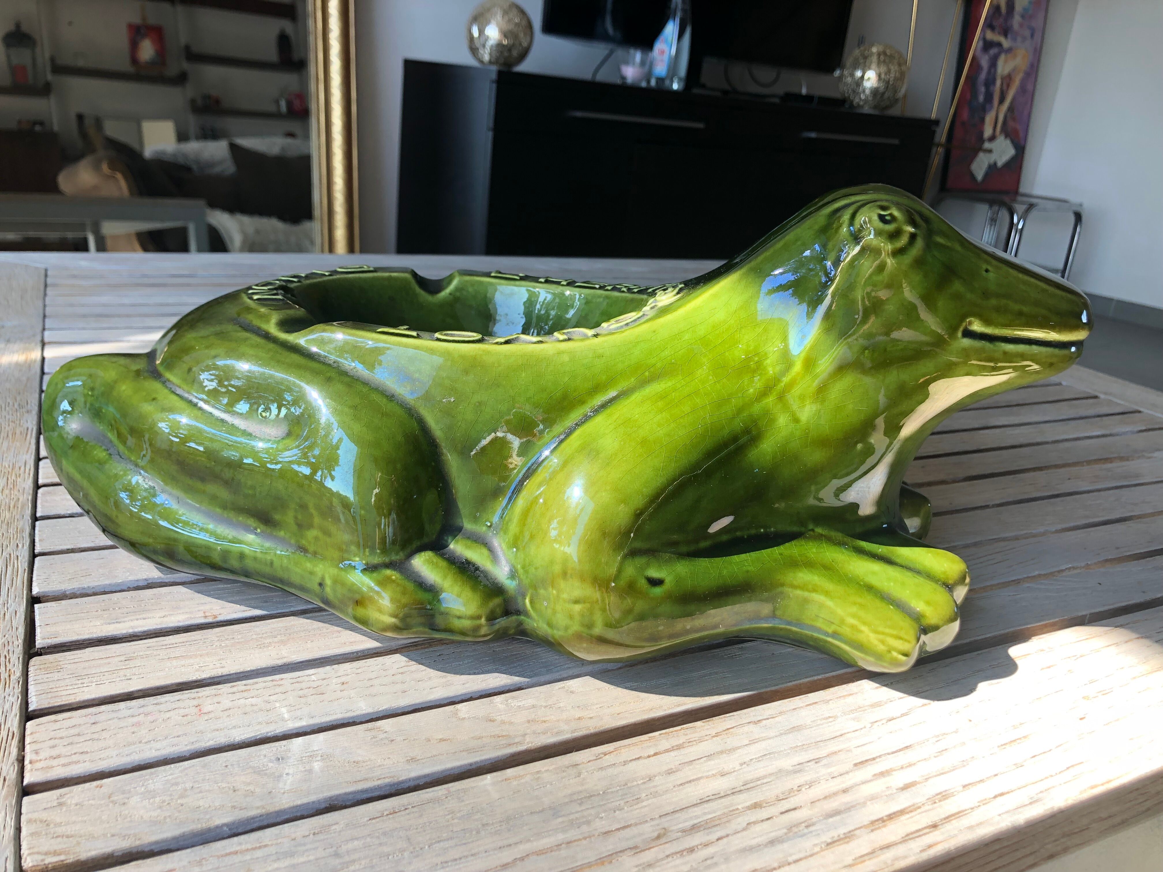 Frog ashtray L'Héritier-Guyot