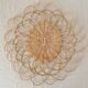Rattan sun mirror 55cm
