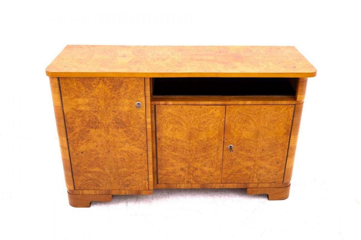 Art Deco chest of drawers from the 1930s/1940s, Poland