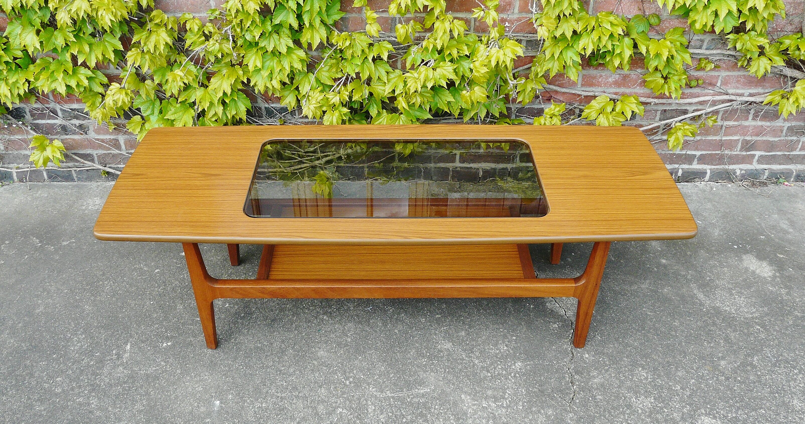 Scandinavian teak coffee table