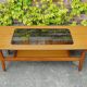 Scandinavian teak coffee table