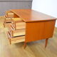 Teak desk scandinavian work 1960