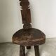 Brutalist stool with African influence