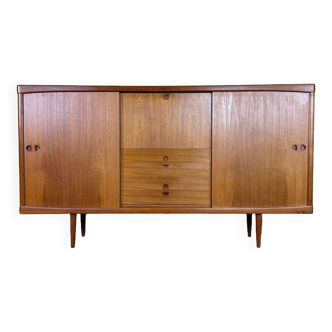 60s 70s teak sideboard highboard H.W. Klein Bramin Danish Modern Design