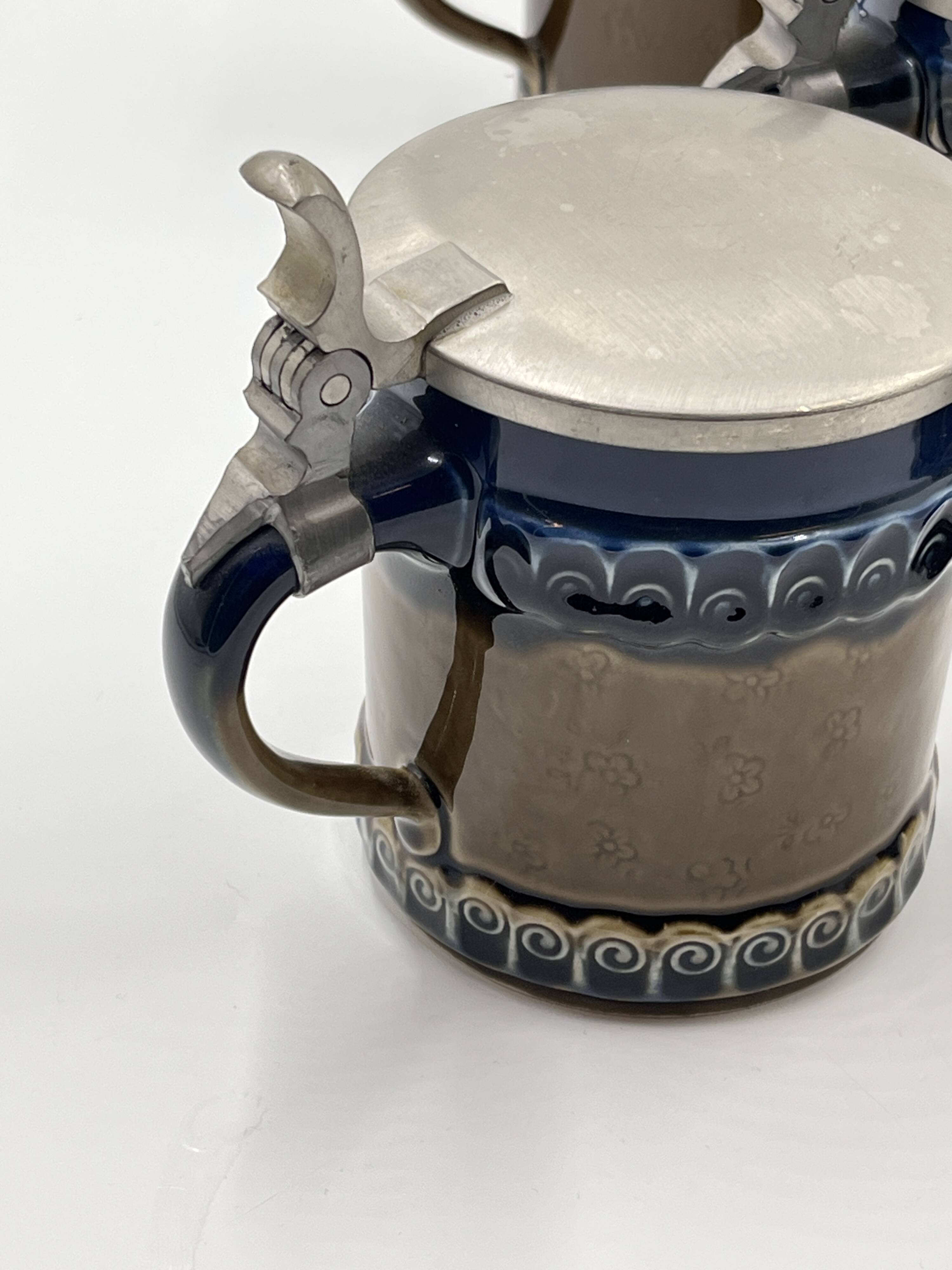 Lot de 5 chopes en céramique Rosenthal