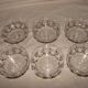 6 crystal champagne coupes from "Baccarat"