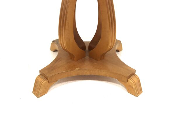 Table basse en orme, Swedish Moedern, Suède, 1940