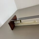 cubic Large 38cm Teak and Metal adjustable wall light element, Germany 1950s