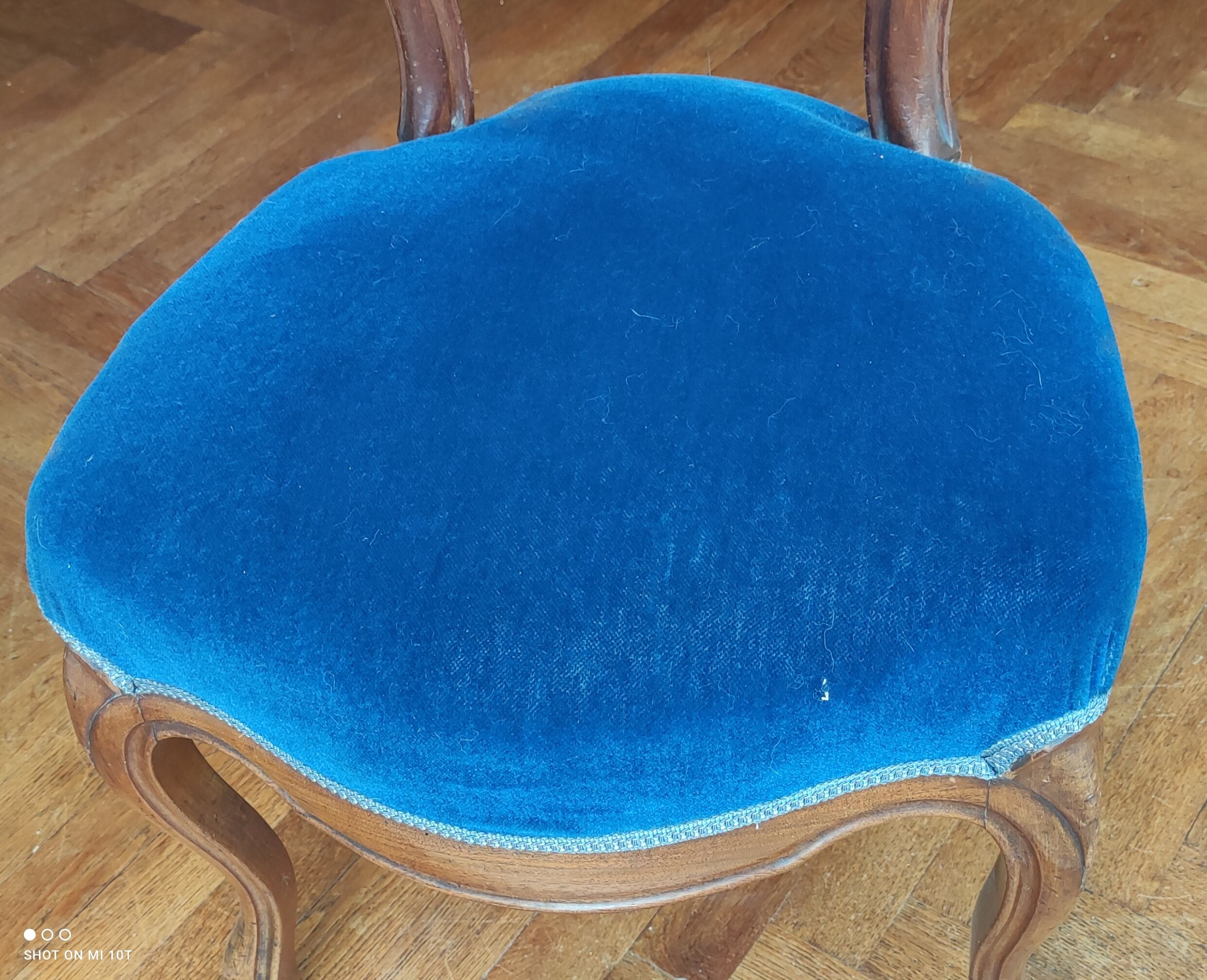 Louis Philippe chair upholstered