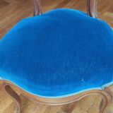 Louis Philippe chair upholstered