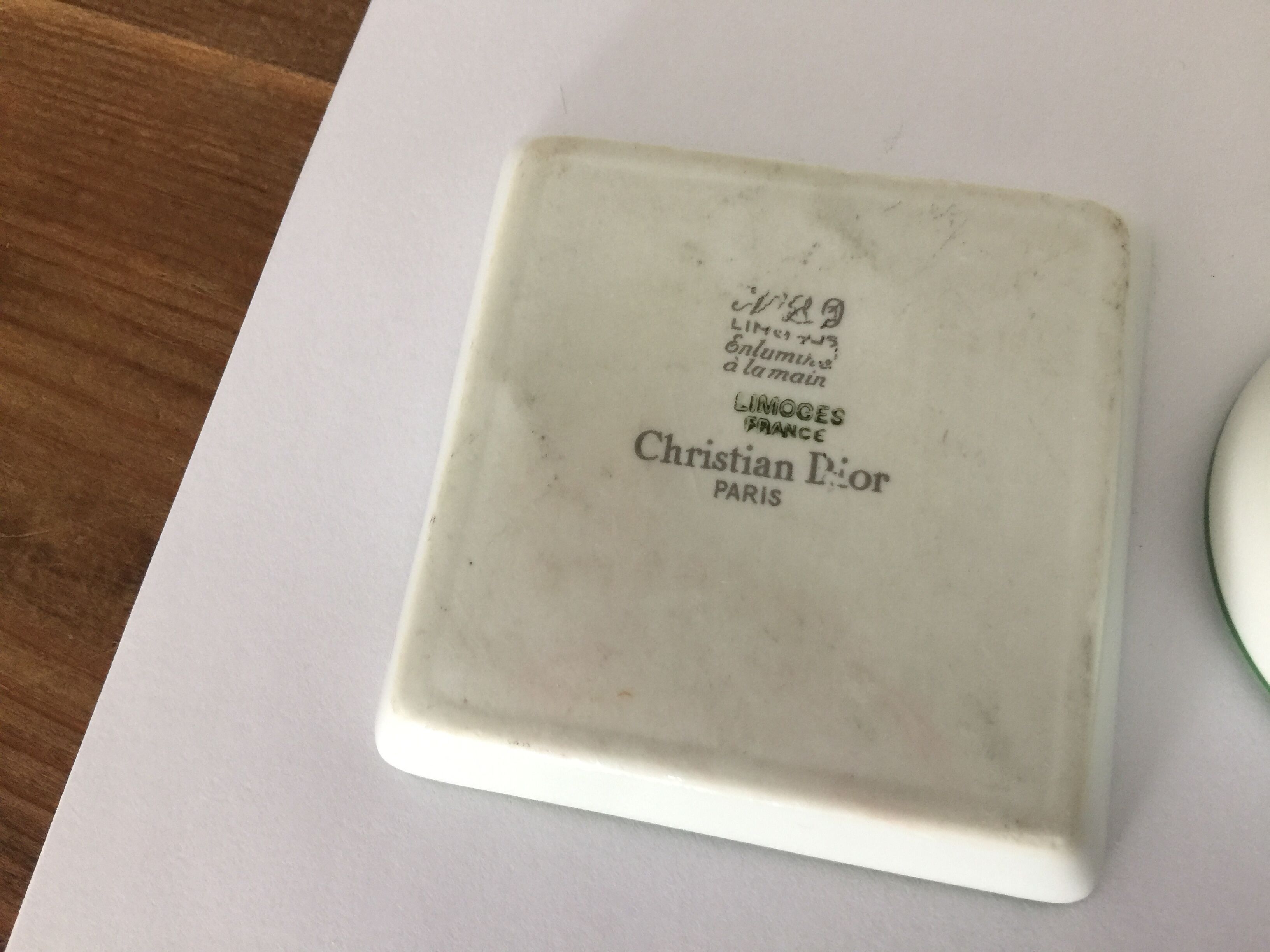 Muguet Christian Dior coffee cup and saucer