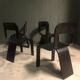 Set de 4 chaises par Gigi Sabadin années 1970