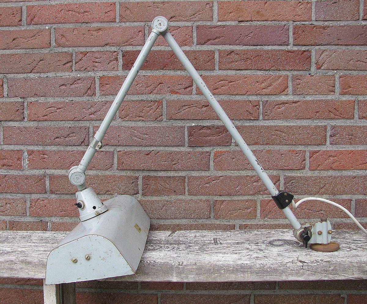 Lampe industrielle vintage de Midgard, années 1950
