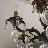 Lustre ancien pampilles