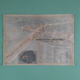 Exhibition map Paris 1937