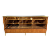 Vitrine en chêne vintage – Haka Ladenmöbel