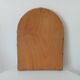 Vintage bohemian arch mirror in bamboo and rattan