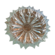 Chiseled glass ashtray