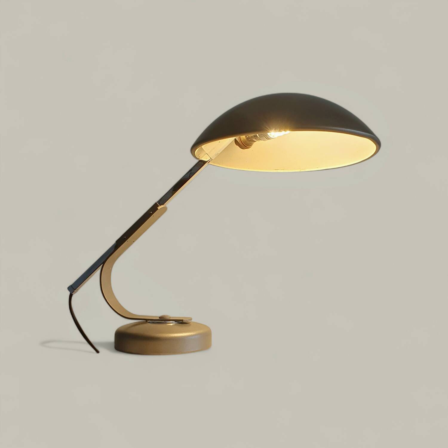 Lampe moderniste industriel - Design Ferdinand Solere 1950