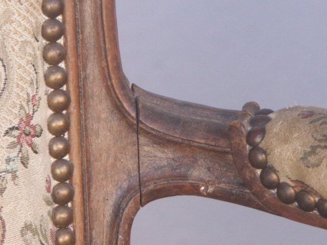 Set of 4 chairs Louis XVI style