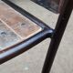Chaise-tabouret de bar en bois+métal