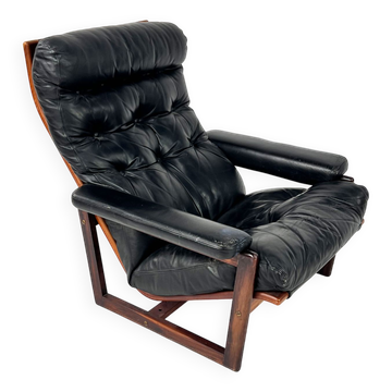 Fauteuil par Lennart Bender pour Møbelfabriken Tibro Suède Ulferts, années 1950