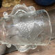 Art Deco crystal vase fish and hypocampes