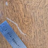 Table de jeu Henredon avec motif de toile d'araignée sur le dessus