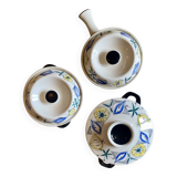 Set of 3 vintage serving dishes from the Flamingo series by Stavangerflint