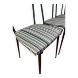 Suite de 4 chaises Colette Gueden années 50 restaurées