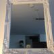 Romantic white mirror 47cm x 37cm with mouldings