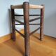 Mulched tripod stool