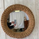Wicker mirror
