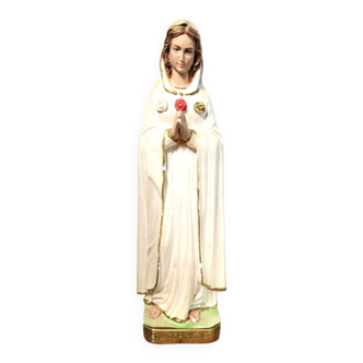 Maria Rosa Mystica plaster statuette