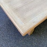 Table à manger de ferme rénovée en chêne des années 60