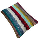Vintage turkish kilim cushion cover, 30 x 50 cm
