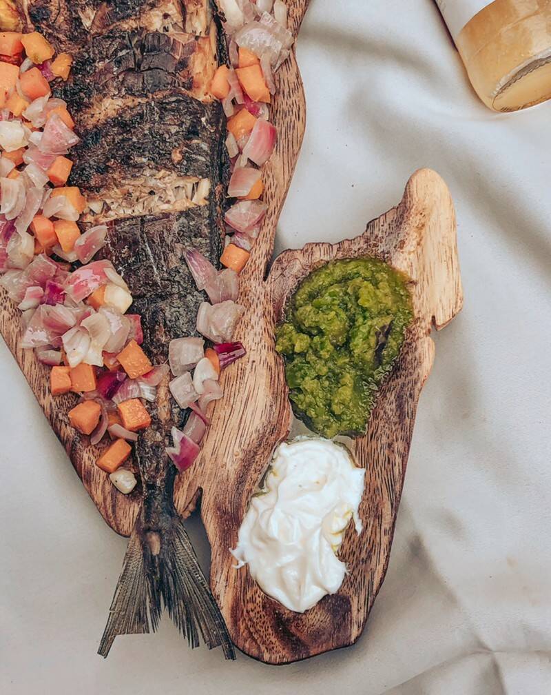 Assiette afrique en bois