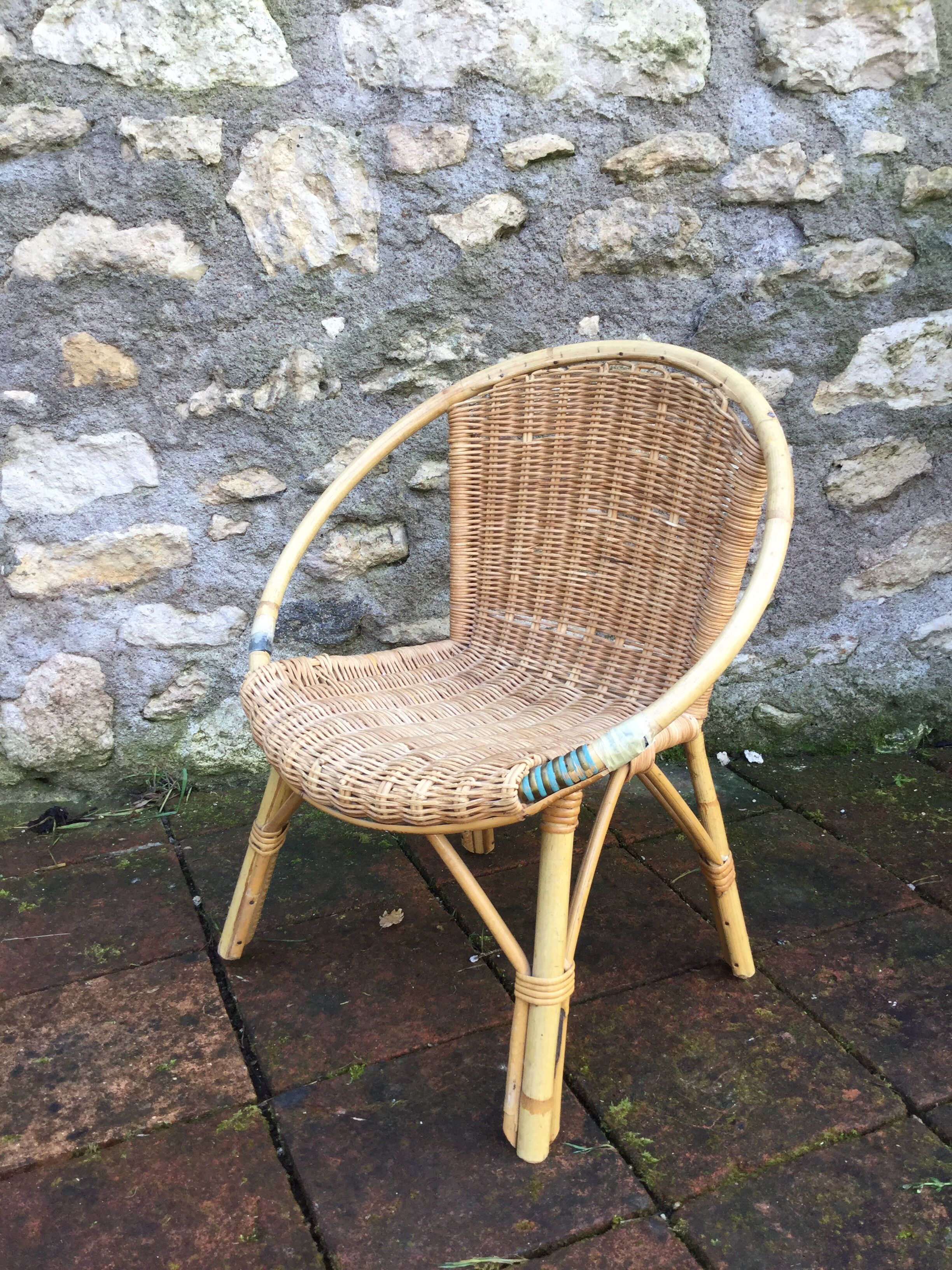 Vintage armchair from the 60s for child