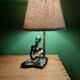 Vintage ceramic lamp 60's african