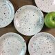 5 plates in English earthenware John Tams