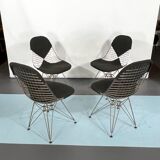 Mid-century Modern Set of four DKR Bikini Chairs by Charles Eames