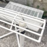 Pair of wire armchairs, 1980s