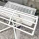 Paire fauteuils filaires 1980